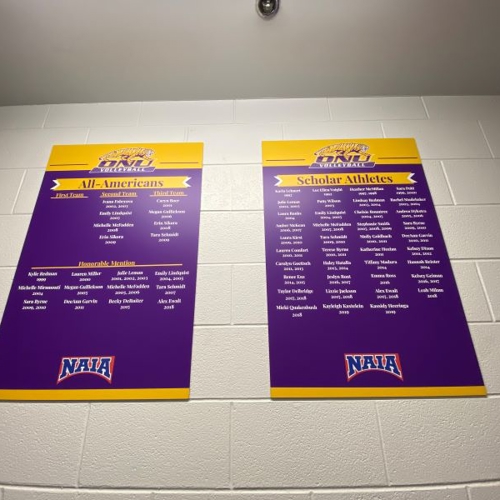 Athletic Signage